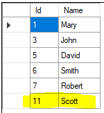Second AutoIncrement Query Results