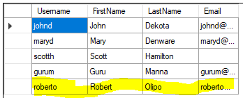 INSERT REPLACE Example